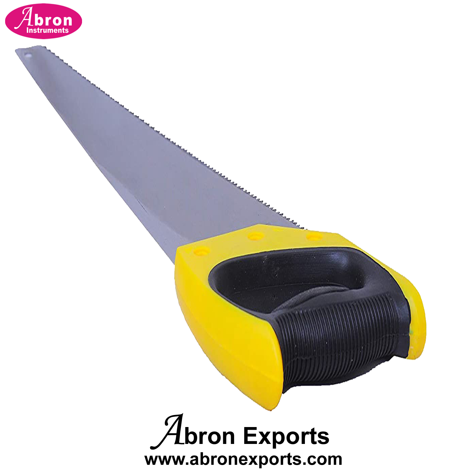 Tool Hacksaw Hand Saw with Hardened Steel blades 450mm 18 inch Silver colour body For Professionals & Craftsmen Abron AT-32HS14P